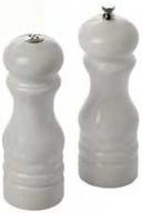 American Metalcraft White Wood Salt and Pepper Mill Set, 6 inch -- 1 set