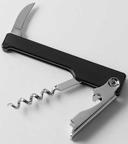 American Metalcraft Black Plastic Handle Waiters Corkscrew