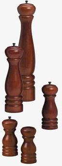 American Metalcraft 6 inch Salt and Pepper Set Of Wooden Pepper Mills -- 1 Set