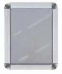 Aarco Satin Aluminum EZ Open Deluxe Snap Frame, 11 x 85 inch