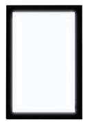 Aarco Aluminum Black Powder Coated Backlit Illuminated Snap Frame, 11 x 17 inch