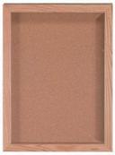 Aarco Natural Oak Souvenir and Memorabilia Display Case, 24 x 18 inch