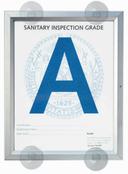 Aarco Aluminum Frame Easy Change Window Sign Holder, 11 x 8 1/2 inch