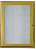 Aarco Indoor/Outdoor Waterfall Series Antique Brass Enclosed Bulletin Board, 24 x 18 inch