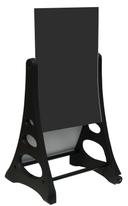 Aarco Black Roll A-Frame (TM) Double Sided Sidewalk Sign with Poster Holder, 42 x 26 1/2 x 24 inch
