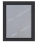 Aarco Black Aluminum EZ Open Snap Frame, 11 x 85 inch