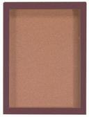 Aarco Red Oak with Walnut Stain Souvenir and Memorabilia Display Case, 24 x 18 inch