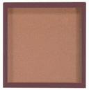 Aarco Red Oak with Walnut Stain Souvenir and Memorabilia Display Case, 24 x 24 inch