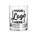 BGD Promo Double Old Fashioned Rocks Glass with 1 COLOR Custom Logo, 13.5 Ounce Capacity -- 144 per case
