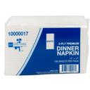 Hawthorn White 3 Ply 1 8 Fold Premium Paper Dinner Napkin, 17 x 17 inch -- 1600 per case