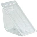 Anchor Packaging DeliView RPET Clear Hinged Sandwich Wedge, 6.63 x 3.56 x 3.52 inch -- 250 per case