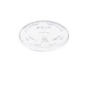 Dart Clear PET Straw Slotted Lid for Plastic Cups -- 1000 per case