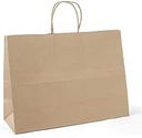Duro Dubl Life C-Mod Kraft Virgin Paper Tote Bag with Handle, 65 Pound Capacity -- 250 per case