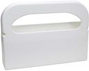 Hospital Specialty Health Gards White High Impact Polystyrene Half Fold Toilet Seat Cover Dispenser