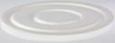Pactiv White Polystyrene Round Cake Circle, 9 inch -- 500 per case