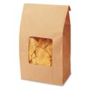 Bagcraft Tortilla Chip Bag with Tine Ties, 7.5 x 4.25 x 14.62 inch -- 250 per case