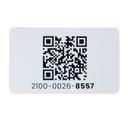 Kroy GoPuff Chain Of Custody QR Code Label, 2.5 x 1.5 inch -- 6 per case