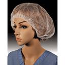 Cellucap White Polypropylene Pleated Bouffant Cap, 21 inch -- 1000 per case