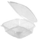 Genpak Secure Seal Clear APET Plastic Square Hinged Lid Deli Container, 24 Ounce -- 200 per case