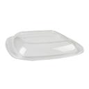 Sabert Clear PET Dome Lid for 80 and 160 Ounce Square Bowls, 7.625 x 7.625 x 1 inch -- 50 per case