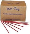 Cell O Core Red Collins Straw - Unwrapped, 8 inch -- 5000 per case