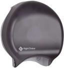 Right Choice Black Single JRT Roll Dispenser, 9 inch