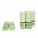 EcoSafe 1.1 Mil Extra Strong Compostable Can Liner, 30 x 39 inch -- 96 per case.