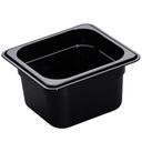 Cambro H-Pan Full Size Black High Heat Food Pan, 20 7/8 x 12 3/4 inch -- 6 per case