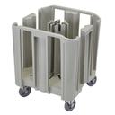 Cambro S Series Speckled Gray Compact Adjustable Dish Caddy, 4 Towers