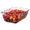 Cambro Clear Deli Crock, 10 5/16 x 6 13/16 x 3 3/16 inch -- 6 per case