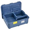 Cambro 4 Compartment Cam GoBox Cold Blue Meal Delivery Box, 48 x 35 x 16,7 cm