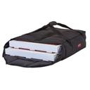 Cambro Black Insulated Premium Pizza Delivery GoBag, 12 1/2 x 13 3/4 x 6 1/2 inch