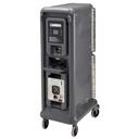 Cambro The Pro Cart Ultra Electric Insulated Charcoal Gray Hot/Cold Compartment Food Pan Carrier, 22 x 34 x 67 inch