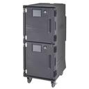 Cambro Pro Cart Ultra Charcoal Gray Tall 110 Volt Electric Passive/Hot Food Holding and Transport Cabinet with Security Package