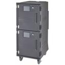 Cambro Pro Cart Ultra Charcoal Gray Tall Non Electric Passive Food Holding and Transport Cabinet, 28 x 35 3/4 x 66 inch