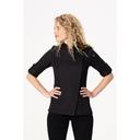 Chef Works Black Extra Large Modern Fit Lansing Chef Coat for Women