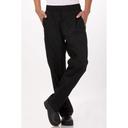 Chef Works Black Large Classic Fit Cool Vent Baggy Chef Pant