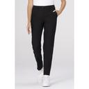 Chef Works Black Chino Poly Stretch Pant for Women, 10 inch