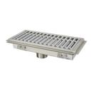 Stainless Steel Floor Trough,12 x 120 x 4 inch.
