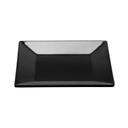 Black GET Enterprises inc Siciliano Melamine Square Plate, 6 inch -- 12 per case
