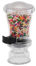 Server Products InSeason Clear Drop Pattern Seasoning Dispenser, 6 11/16 x 3 1/4 x 3 3/8 inch