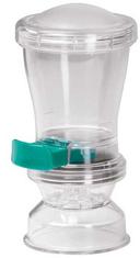 Server Products InSeason Spread Pattern Clear Seasoning Dispenser, 6 11/16 x 3 1/4 x 3 3/8 inch