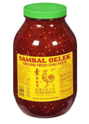 Huy Fong Sambal Oelex Ground Fresh Chili, 1 Gallon -- 3 per case.