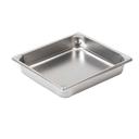 Vollrath 20229 Super Pan V Stainless Steel Half Size Steam Table Pan, 2.5 inch Deep