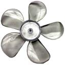 Continental Refrigerator Evaporator Fan Blade for Continental Refrigerator Part Number 40623, 5 1/2 inch CCW Blade