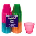 Northwest Enterprises Party Essentials Assorted Neon Tumbler, 9 Ounce Capacity -- 600 per case