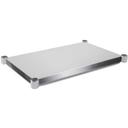 John Boos 14 Gauge Stainless Steel 300 Series Lower Shelves for Dishtable, 84 inch Length.