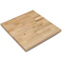 John Boos Tuff Var Finish Square Blended Hard Maple Butcher Block Top, 36 x 36 x 1.5 inch.