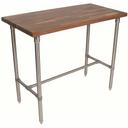 John Boos Cucina Classico in Walnut Utility Table, 48 x 30 x 36 inch.