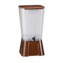 Tablecraft Polypropylene Brown Beverage Dispenser, 5 Gallon Capacity